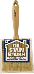 Wooster Brush - 4" Flat Hog Utility Paint Brush - 2-11/16" Bristle Length, 5-13/16" Poly Foam Beavertail Handle - A1 Tooling