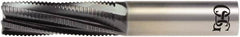 OSG - 5/16" Cutting Diam x 15/16" Length of Cut, 6 Flute, Spiral Router Bit - Diamond Coated, Right Hand Cut, Solid Carbide, 3" OAL x 3/8" Shank Diam, Roughing, 15° Helix Angle - A1 Tooling