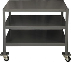 Durham - Mobile Work Bench - Steel, Gray, 36" Long x 24" Deep x 30" High - A1 Tooling