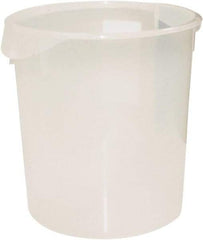 Rubbermaid - Round, Clear Polypropylene Food Storage Container - 14" High x 13.1" Wide - A1 Tooling