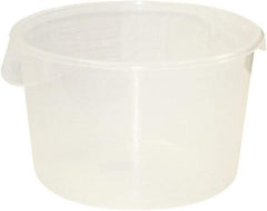 Rubbermaid - Round, Clear Polypropylene Food Storage Container - 8.1" High x 13.1" Wide - A1 Tooling