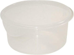 Rubbermaid - Round, Clear Polypropylene Food Storage Container - 4" High x 8-1/2" Wide - A1 Tooling