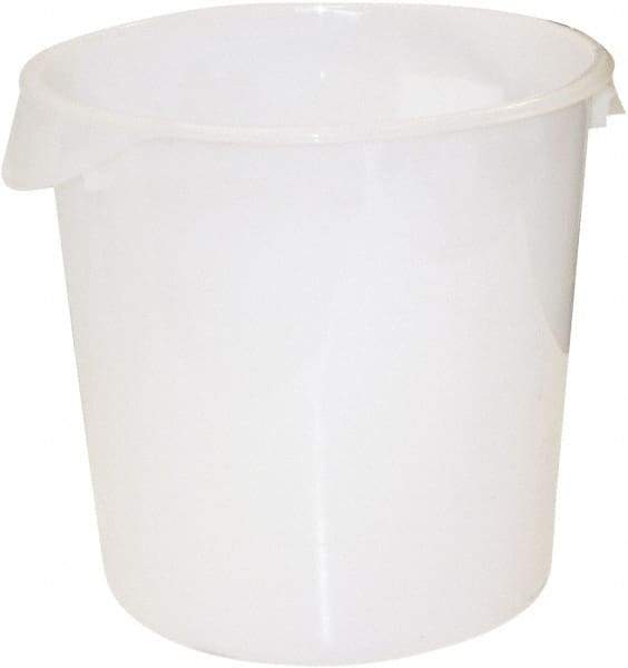 Rubbermaid - Round, White Polyethylene Food Storage Container - 11.9" High x 13.1" Wide - A1 Tooling