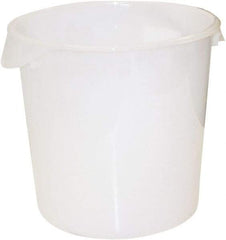 Rubbermaid - Round, White Polyethylene Food Storage Container - 11.9" High x 13.1" Wide - A1 Tooling