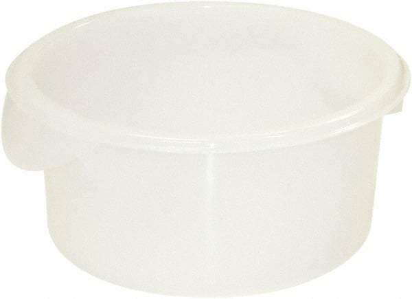 Rubbermaid - Round, White Polyethylene Food Storage Container - 10.6" High x 10" Wide - A1 Tooling