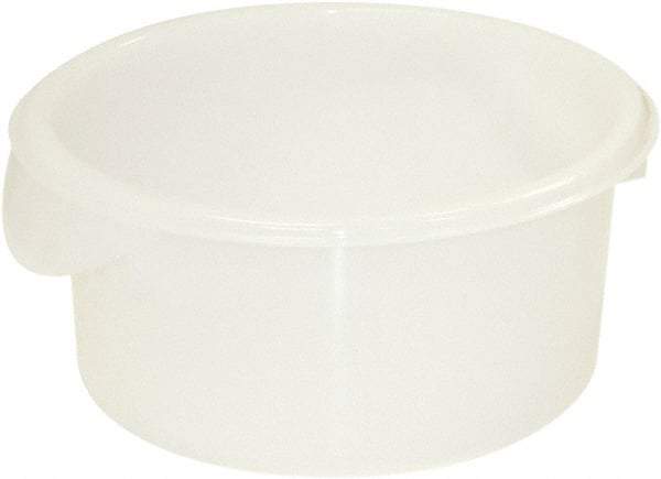 Rubbermaid - Round, White Polypropylene & Polyethylene Food Storage Container - 7.8" High x 8-1/2" Wide - A1 Tooling