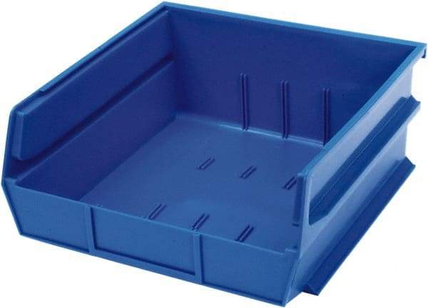 Triton - 10-7/8" Deep, Blue Polypropylene Hopper Stacking Bin - 5" High x 11" Wide x 10-7/8" Long - A1 Tooling