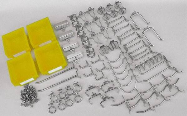 Triton - 83 Piece, Pegboard Hook Set - Zinc Alloy & Steel - A1 Tooling