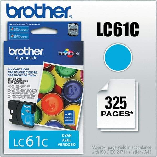 Brother - Cyan Ink Cartridge - Use with Brother DCP-J140W, 165C, 375CW, 385C, 395CN, 585CW, MFC-250C, 255CW, 290C, 295CN, 490CW, 495CW, J615W, 775CW, 790CW, 795CW, 990CW - A1 Tooling