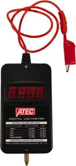 ATEC - 6/12 Volt Digital Battery & System Tester - 100 to 1,700 CCA Range, 1.6667' Cable - A1 Tooling