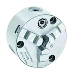 4" 3-Jaw Plain Back Solid Jaw Chuck - Front Mount - A1 Tooling