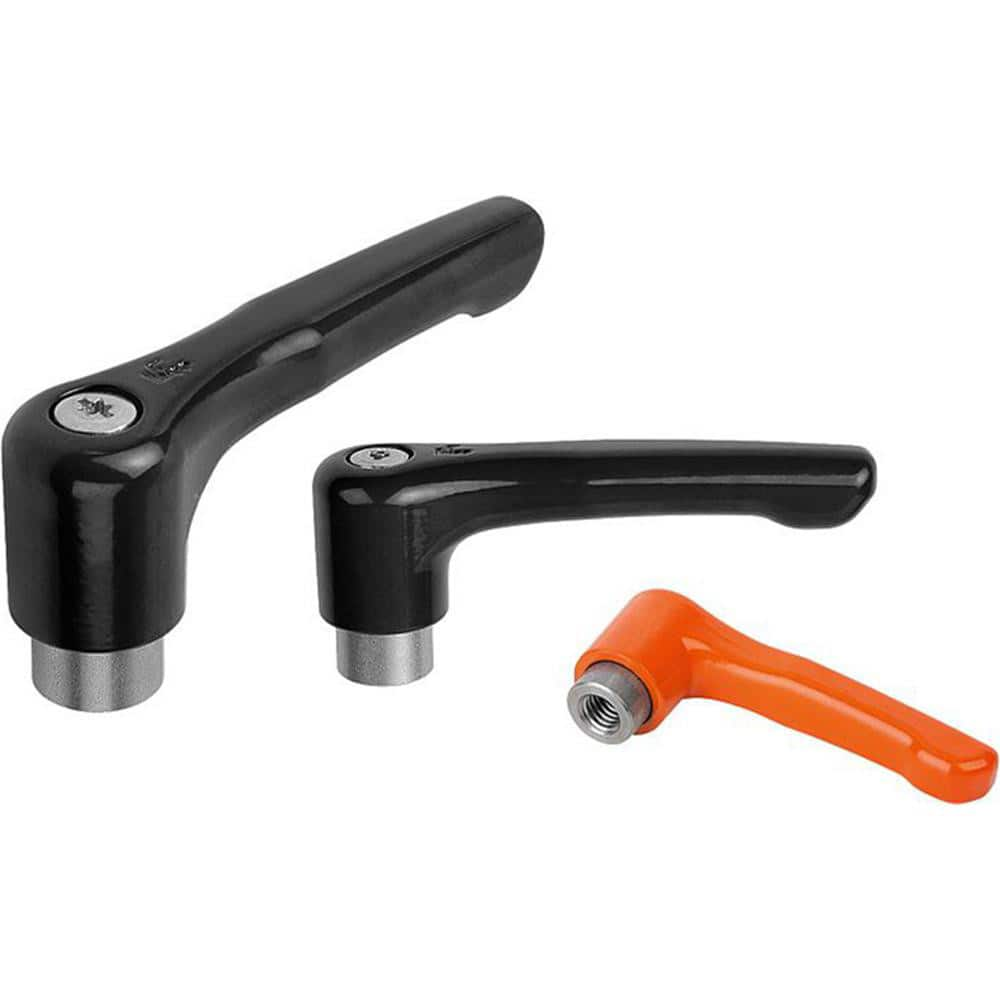 Clamp Handle Grips; For Use With: Utensils; Small Tools; Gauges; Grip Length: 1.8500; Material: Die Cast Zinc; Length (Decimal Inch): 1.8500; Material: Die Cast Zinc