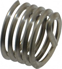 Heli-Coil - M10x1.50 Metric Coarse, 10mm OAL, Free Running Helical Insert - 4-7/8 Free Coils, Tanged, 304 Stainless Steel, Bright Finish, 1D Insert Length - Exact Industrial Supply