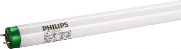 Philips - 32 Watt Fluorescent Tubular Medium Bi-Pin Lamp - 4,100°K Color Temp, 2,950 Lumens, T8, 30,000 hr Avg Life - A1 Tooling