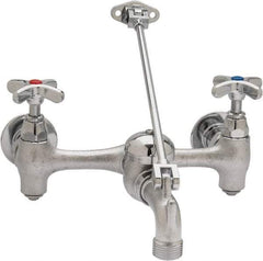 B&K Mueller - Standard, Two Handle Design, Chrome, Industrial and Laundry Faucet - Cross Handle - A1 Tooling