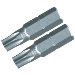 Security Torx Insert Bits. T10s × 25mm. 1/4″ Drive (2 Bit Pack). - A1 Tooling