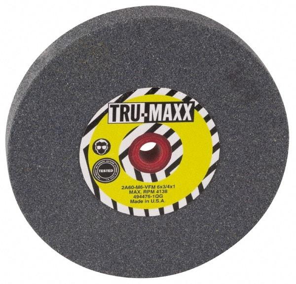 Tru-Maxx - 36 Grit Aluminum Oxide Bench & Pedestal Grinding Wheel - 12" Diam x 1-1/2" Hole x 2" Thick, 2705 Max RPM, P Hardness, Very Coarse Grade , Vitrified Bond - A1 Tooling