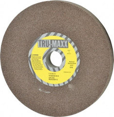 Tru-Maxx - 60 Grit Aluminum Oxide Bench & Pedestal Grinding Wheel - 7" Diam x 1" Hole x 3/4" Thick, 3600 Max RPM, O Hardness, Medium Grade , Vitrified Bond - A1 Tooling