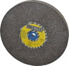 Tru-Maxx - 46 Grit Aluminum Oxide Bench & Pedestal Grinding Wheel - 8" Diam x 1" Hole x 1" Thick, 3600 Max RPM, O Hardness, Coarse Grade , Vitrified Bond - A1 Tooling