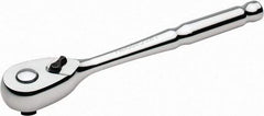 Paramount - 3/8" Drive Pear Head Quick-Release Ratchet - Chrome Finish, 8" OAL, 72 Gear Teeth - A1 Tooling