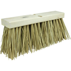 16″ Street Broom, 6-1/4″ Trim Length, Natural Palmyra Fill - A1 Tooling