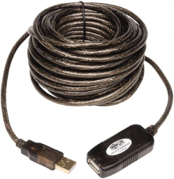 Tripp-Lite - 33' Long, USB A/A Computer Cable - Black, Male x Female - A1 Tooling