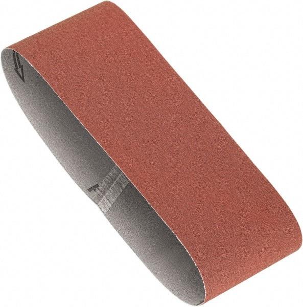 Porter-Cable - 4" Wide x 24" OAL, 80 Grit, Aluminum Oxide Abrasive Belt - Aluminum Oxide, Medium, Coated, X Weighted Cloth Backing, Dry - A1 Tooling