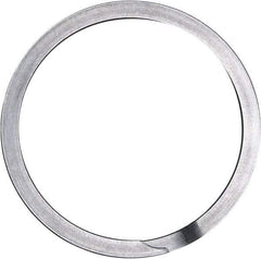 Rotor Clip - 2.602" Groove Diam, 2-3/4" Shaft Diam, Oil Stainless Steel, Spiral External Retaining Rings - 0.103" Groove Width, 0.074" Groove Depth, 0.093" Ring Thickness, Grade 302 - A1 Tooling