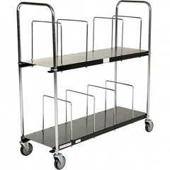 Vestil - 400 Lb Capacity Steel Carton Cart - 18" OAW, Rubber Casters - A1 Tooling