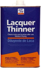 Klean-Strip - 1 Qt Lacquer Thinner SCAQMD - 24 gL VOC Content, Comes in Metal Can - A1 Tooling