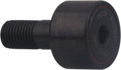 Accurate Bushing - 3" Roller Diam x 1-3/4" Width, 1-1/4" Stud Diam x 2-1/2" Length, Crowned Sealed Stud Cam Follower with Hex - Carbon Steel, 1-1/4" Thread Length, 1-1/4-12 Thread, 4-1/4" OAL, 20,200 Lb Dynamic Cap, 25,260 Lb Static Cap - A1 Tooling