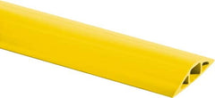 Hubbell Wiring Device-Kellems - 1 Channel, 25 Ft Long, 1/2" Max Compatible Cable Diam, Yellow PVC On Floor Cable Cover - 3" Overall Width x 3/4" Overall Height, 3/4" Channel Width x 1/2" Channel Height - A1 Tooling