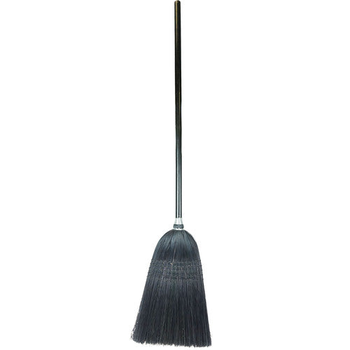 Light Industrial Upright Broom, 100 Percent Black Corn Fill, 56″ Overall Length - A1 Tooling