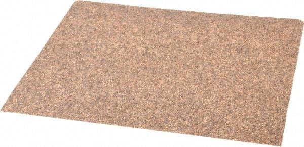 Norton - 36 Grit, Aluminum Oxide Sanding Sheet - 11" Long x 9" Wide, Very Coarse Grade, D Weighted Paper Backing - A1 Tooling