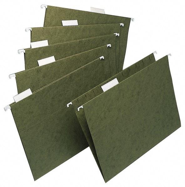 UNIVERSAL - 10 x 15", Legal, Green, Hanging File Folder - 1/3 Tab Cut Location - A1 Tooling