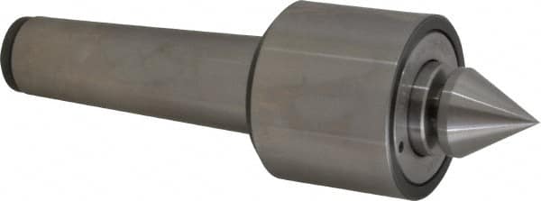 Riten - MT5 Taper Shank, 3-1/16" Head Diam Live Center - 5,500 Max RPM, 2-25/32" Head Length, 1-9/16" Point Diam, 1/4" Point Len, 1,400 Lb Max Workpc, 2-7/16" OAL, Male Point - A1 Tooling