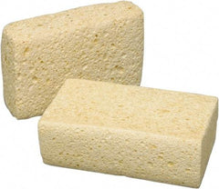 Ability One - 6-1/4" Long x 2-1/8" Wide x 1" Thick Scouring Sponge - Nonabrasive, Tan - A1 Tooling