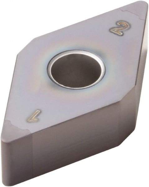 Seco - DNGA443 Grade CBN060K PCBN Turning Insert - TiSiAlN Finish, 55° Diamond, 1/2" Inscr Circle, 1/4" Thick, 3/64" Corner Radius - A1 Tooling