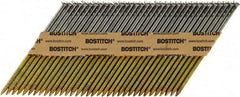 Stanley Bostitch - 12 Gauge 0.113" Shank Diam 2-3/8" Long Framing Nails for Power Nailers - Steel, Bright Finish, Ring Shank, Angled Stick Paper Tape Collation, Round Head - A1 Tooling