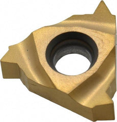 Seco - 16NR Internal Right Hand 11.5 NPTF Laydown Threading Insert - Grade CP500, TiAlN/TiN Coated Carbide - A1 Tooling