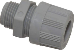 Woodhead Electrical - 4.75 to 6.35mm Capacity, Liquidtight, Straight Strain Relief Cord Grip - 1/2 NPT Thread, Nylon - A1 Tooling