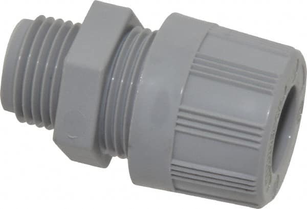 Woodhead Electrical - 7.93 to 9.53mm Capacity, Liquidtight, Straight Strain Relief Cord Grip - 1/2 NPT Thread, Nylon - A1 Tooling