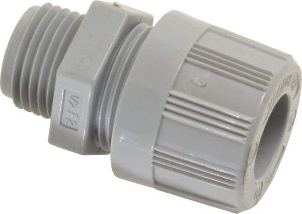 Woodhead Electrical - 14.27 to 15.88mm Capacity, Liquidtight, Straight Strain Relief Cord Grip - 1/2 NPT Thread, Nylon - A1 Tooling