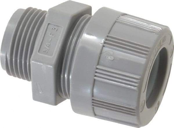 Woodhead Electrical - 12.7 to 15.88mm Capacity, Liquidtight, Straight Strain Relief Cord Grip - 3/4 NPT Thread, Nylon - A1 Tooling