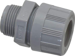 Woodhead Electrical - 17.45 to 20.62mm Capacity, Liquidtight, Straight Strain Relief Cord Grip - 3/4 NPT Thread, Nylon - A1 Tooling