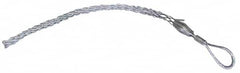 Woodhead Electrical - Flexible Eye, Closed Mesh, Steel Wire Pulling Grip - 20" Mesh, 1-1/2 to 1.74" Cable Diam - A1 Tooling