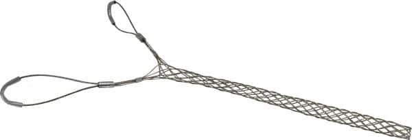 Woodhead Electrical - Double Eye, Closed Mesh, Bronze Wire Pulling Grip - 14" Mesh, 3/4 to 0.99" Cable Diam - A1 Tooling