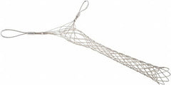 Woodhead Electrical - Double Eye, Closed Mesh, Bronze Wire Pulling Grip - 24" Mesh, 2-1/2 to 3" Cable Diam - A1 Tooling