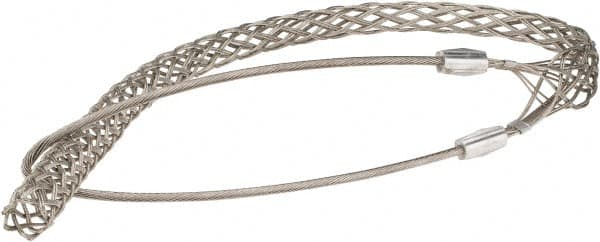 Woodhead Electrical - 1 to 1.24 Inch Cable Diameter, Tinned Bronze, Single Loop Support Grip - 39 Inch Long, 4,720 Lb. Breaking Strength, 29 Inch Mesh Length - A1 Tooling