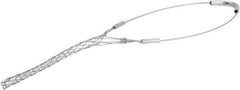 Woodhead Electrical - 0.4 to 0.56 Inch Cable Diameter, Galvanized Steel, Single Loop Support Grip - 14 Inch Long, 1,100 Lb. Breaking Strength, 5 Inch Mesh Length - A1 Tooling